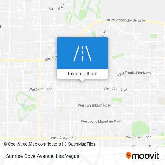 Sunrise Cove Avenue map