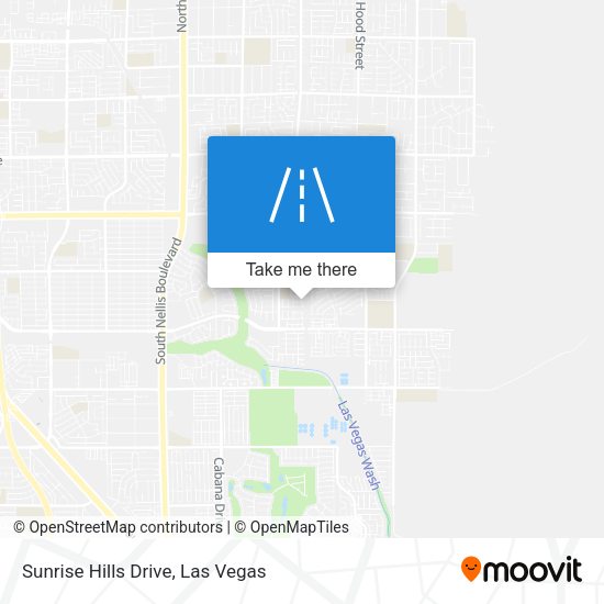 Sunrise Hills Drive map