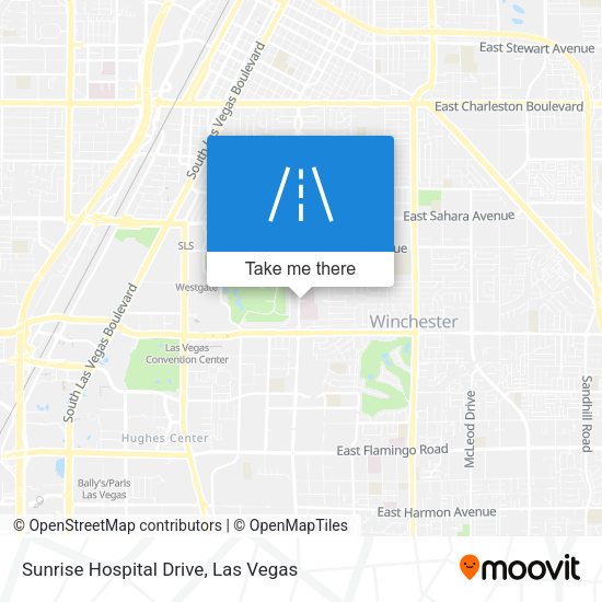 Sunrise Hospital Drive map