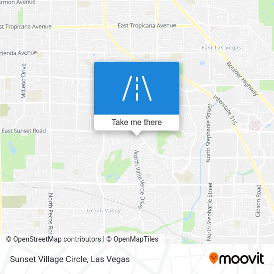 Sunset Village Circle map