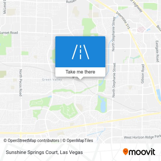 Mapa de Sunshine Springs Court