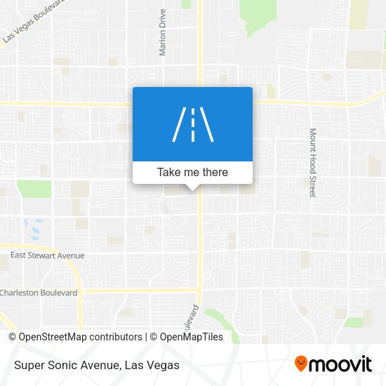 Super Sonic Avenue map
