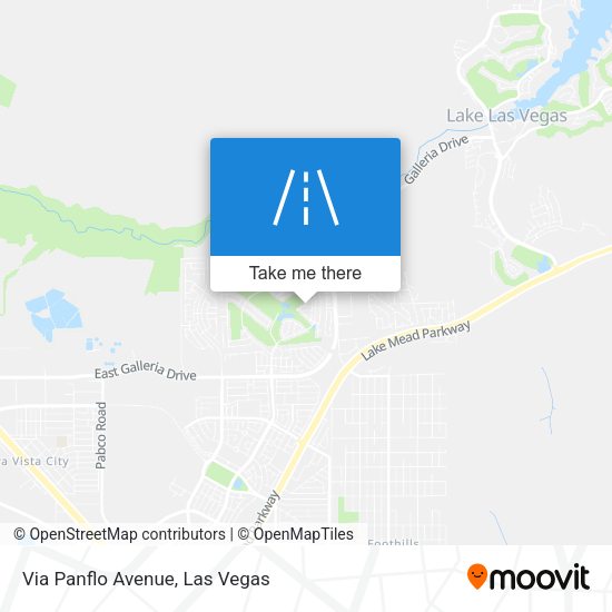 Mapa de Via Panflo Avenue