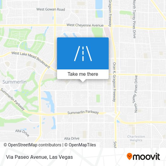 Via Paseo Avenue map