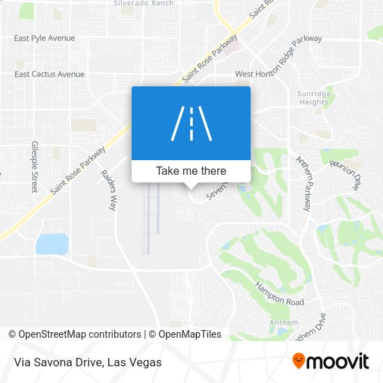 Via Savona Drive map