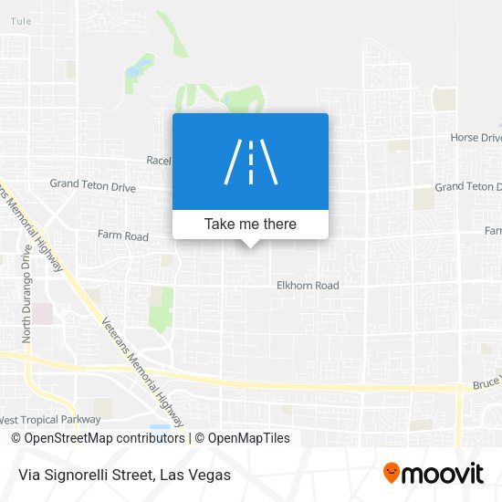 Mapa de Via Signorelli Street
