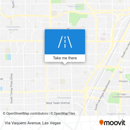 Via Vaquero Avenue map