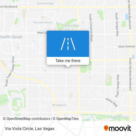 Via Vista Circle map