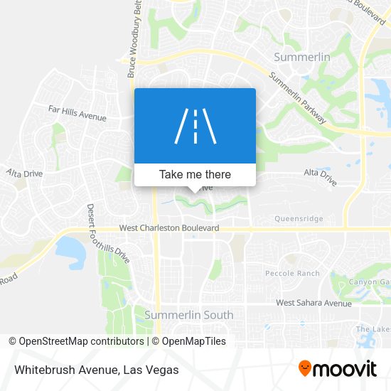 Mapa de Whitebrush Avenue