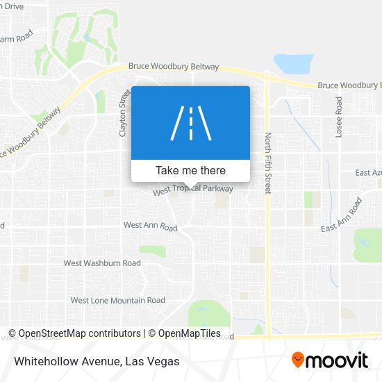 Whitehollow Avenue map
