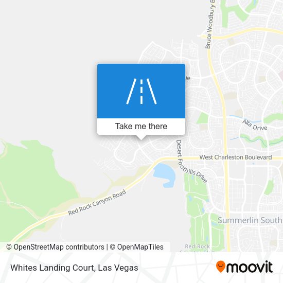 Whites Landing Court map