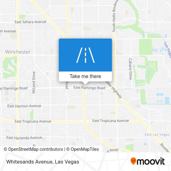 Whitesands Avenue map