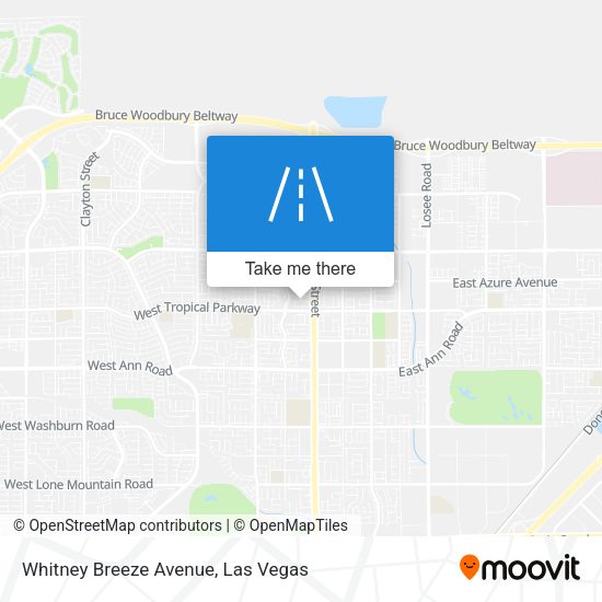 Whitney Breeze Avenue map