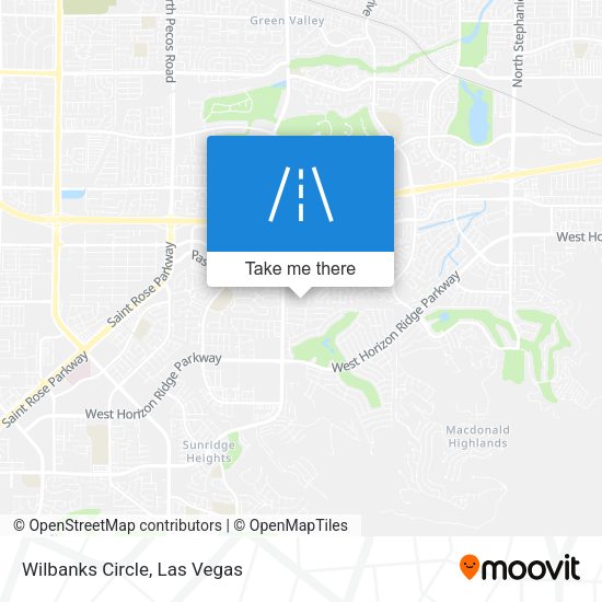 Wilbanks Circle map