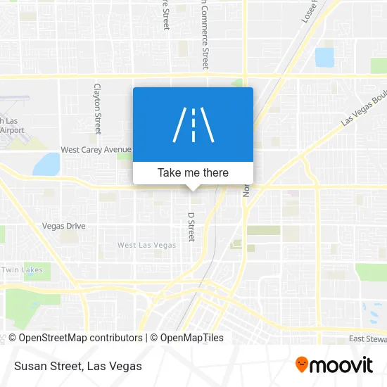 Susan Street map