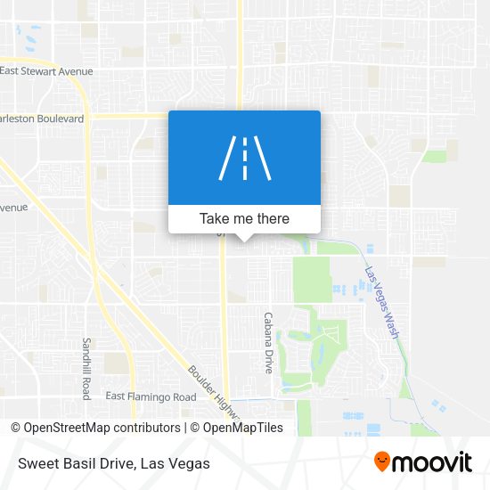 Sweet Basil Drive map
