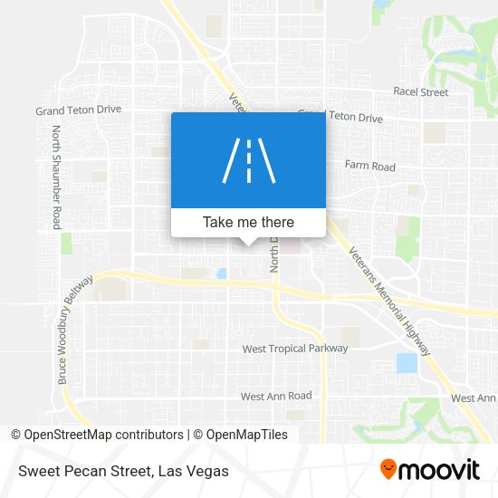 Sweet Pecan Street map