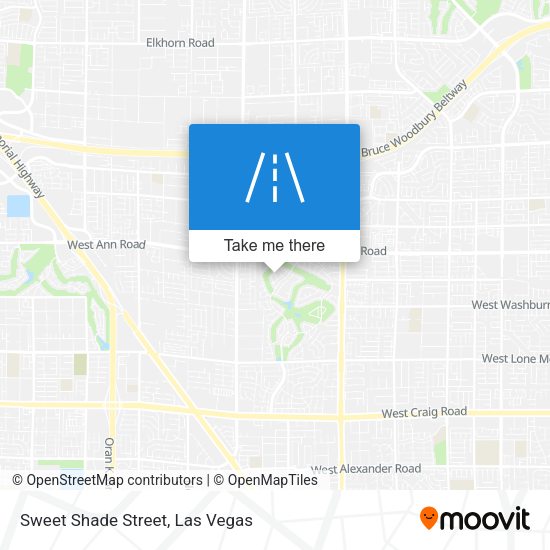 Sweet Shade Street map