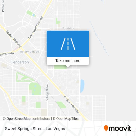 Sweet Springs Street map