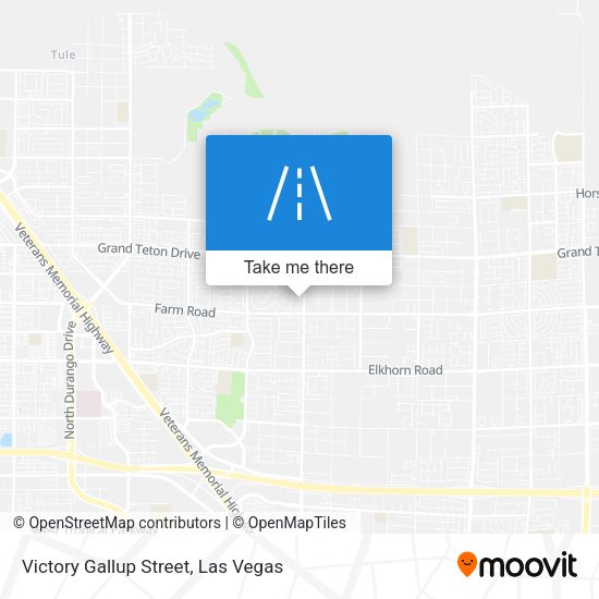 Victory Gallup Street map