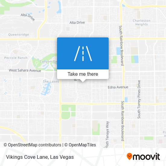Vikings Cove Lane map