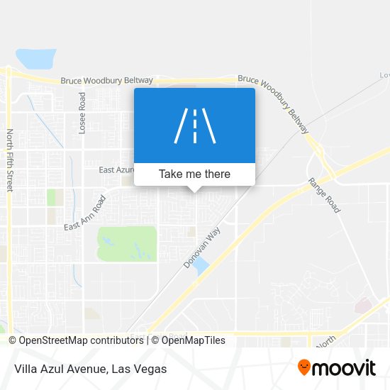 Villa Azul Avenue map