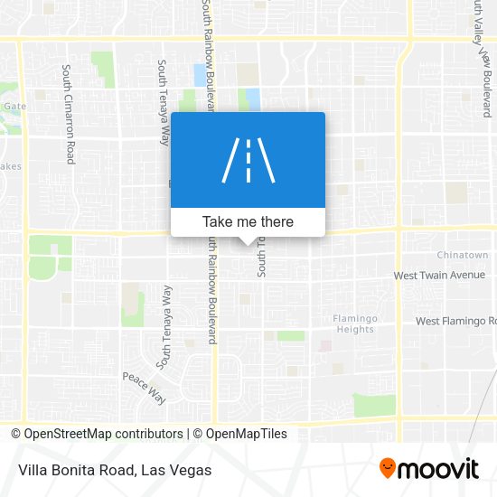 Villa Bonita Road map