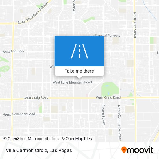 Villa Carmen Circle map