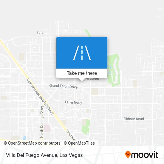 Villa Del Fuego Avenue map