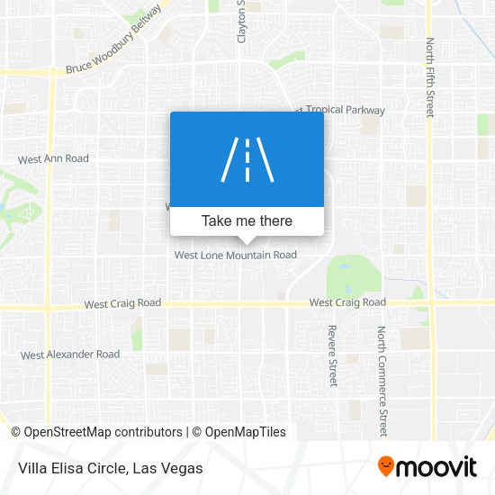 Villa Elisa Circle map
