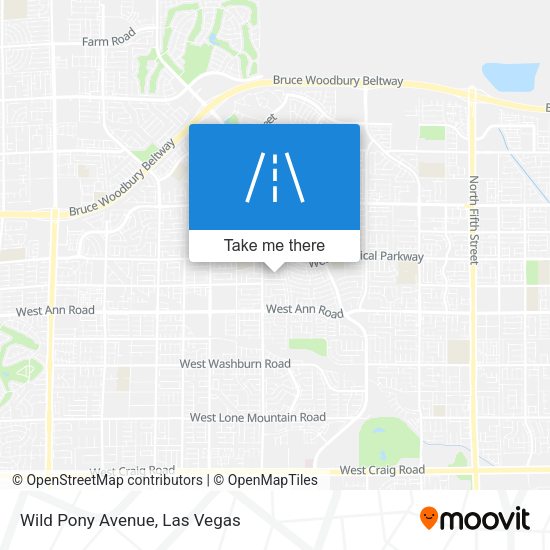 Wild Pony Avenue map