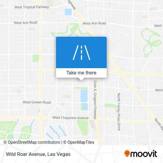 Wild Roar Avenue map