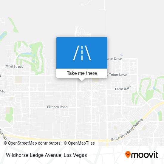 Wildhorse Ledge Avenue map