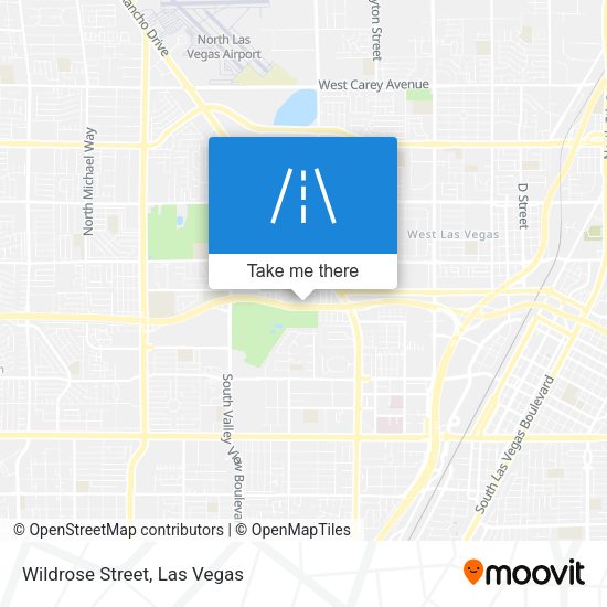 Wildrose Street map