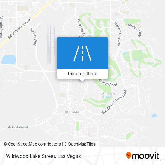 Mapa de Wildwood Lake Street