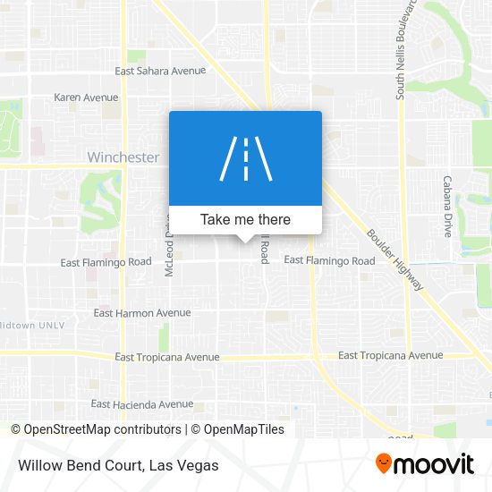 Willow Bend Court map