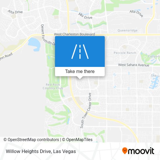 Willow Heights Drive map
