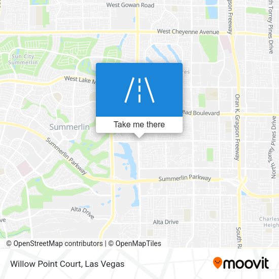 Willow Point Court map
