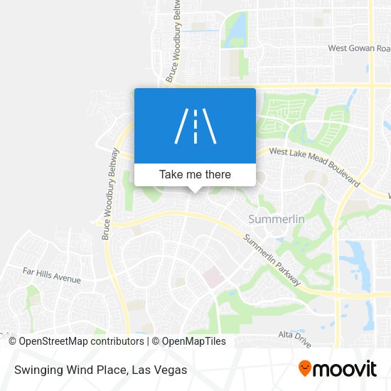 Mapa de Swinging Wind Place