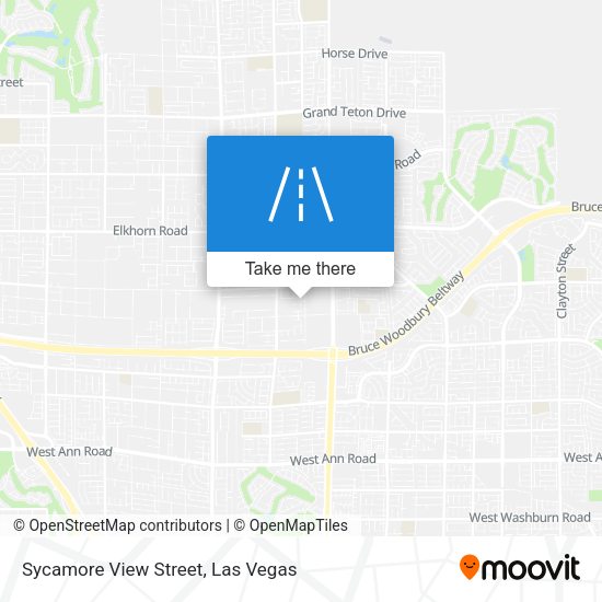 Sycamore View Street map