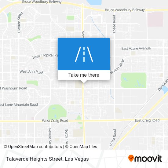 Talaverde Heights Street map