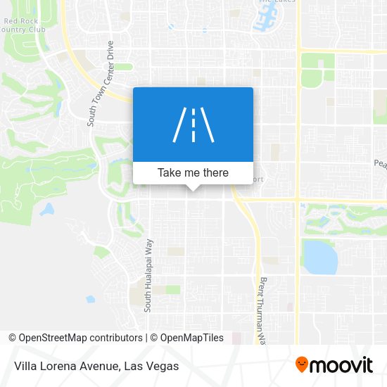 Mapa de Villa Lorena Avenue
