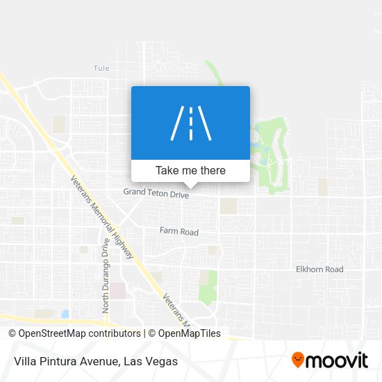 Villa Pintura Avenue map