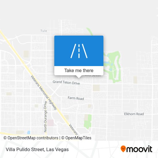 Mapa de Villa Pulido Street