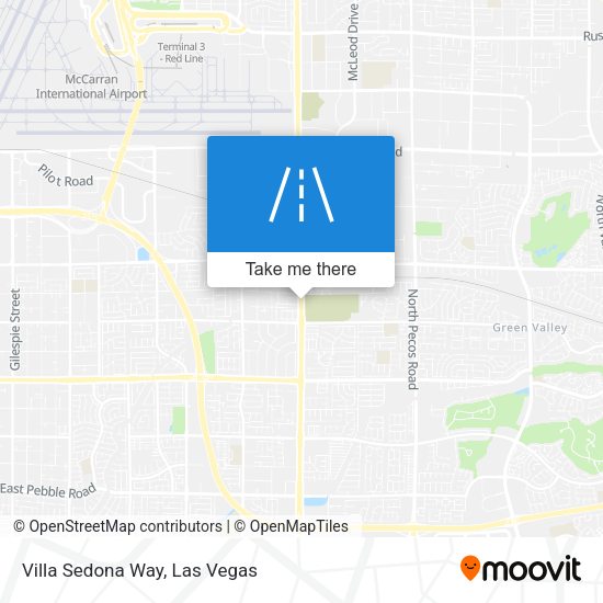Mapa de Villa Sedona Way