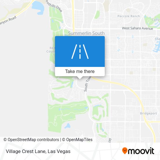 Village Crest Lane map