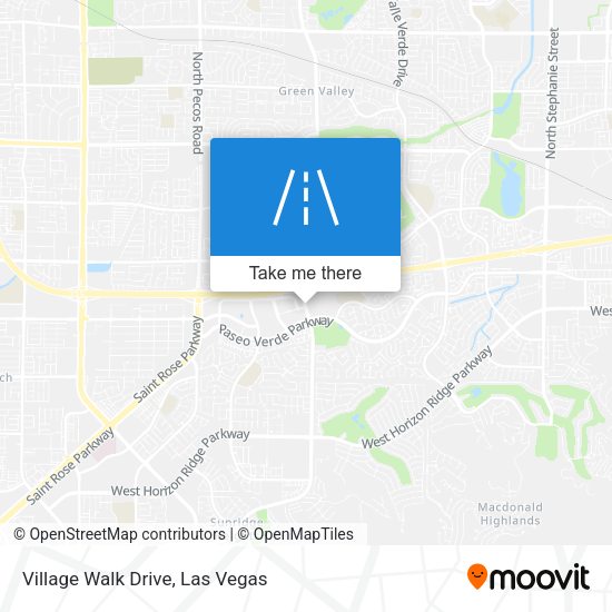 Village Walk Drive map