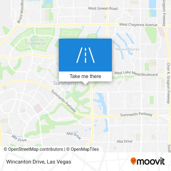 Mapa de Wincanton Drive