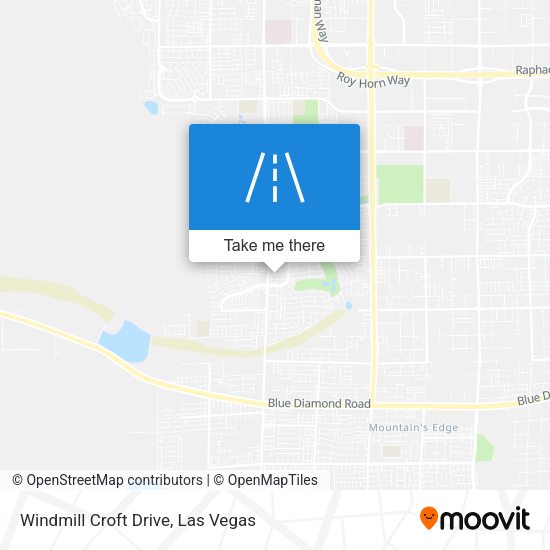 Windmill Croft Drive map