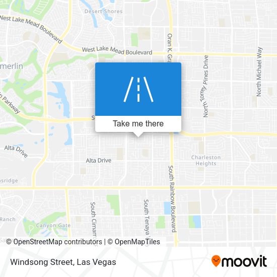 Mapa de Windsong Street